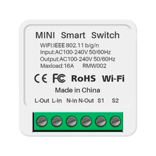 Контроллер Wi-Fi реле 16А